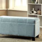 REMI STORAGE OTTOMAN BLUE CM-BN6036BL
